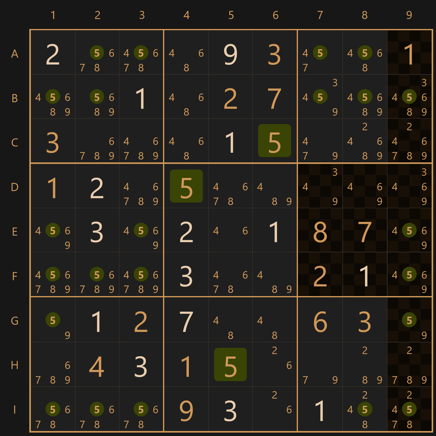 Intermediate Sudoku Solving Techniques Part 3: Solving from